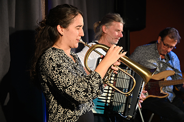 with Rudi Rhode and Marijke Gustorff, photo by Andreas Bürger